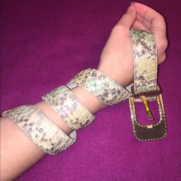 Christian Dior Accessories - Dior Snakeskin Belt